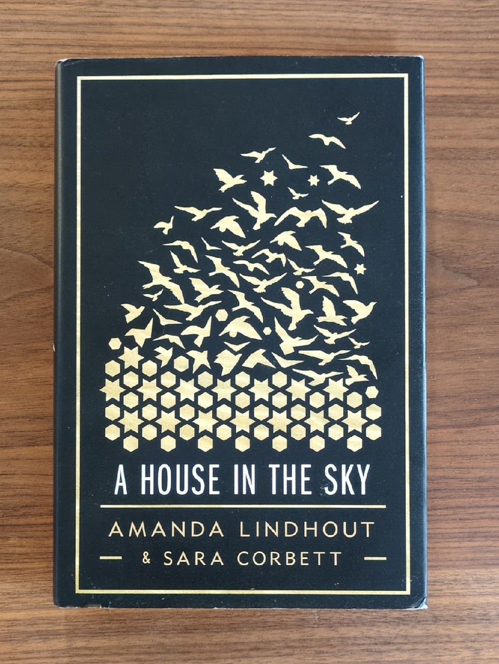 A House in the Sky Hardcover Book - Black and Gold